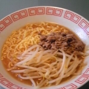 ✿もやしとコーンの味噌ラーメン❤